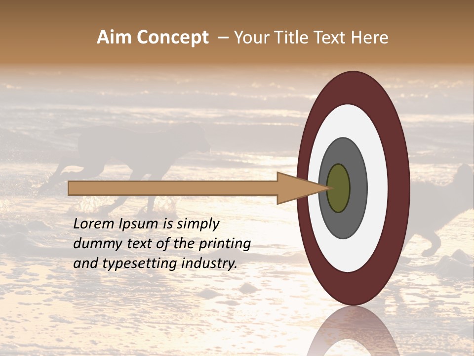 Running Dogs PowerPoint Template