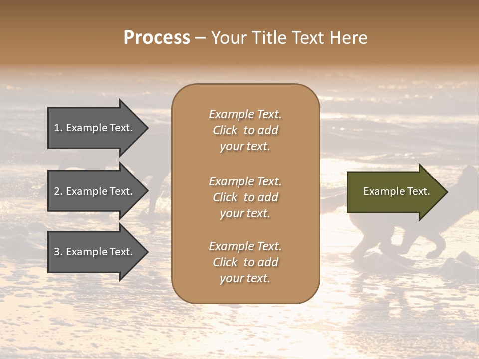 Running Dogs PowerPoint Template