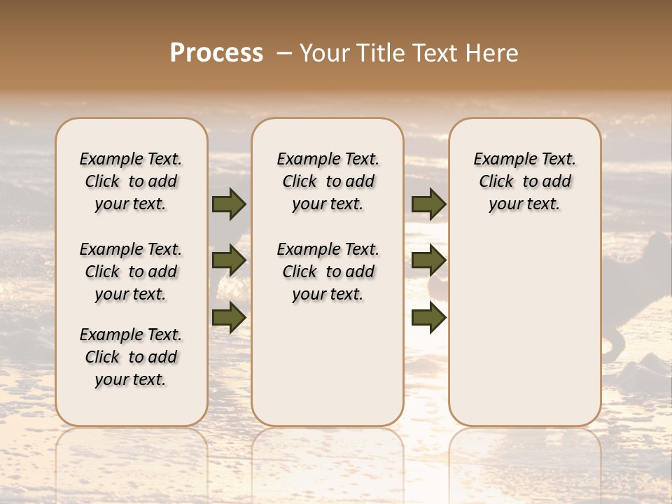 Running Dogs PowerPoint Template