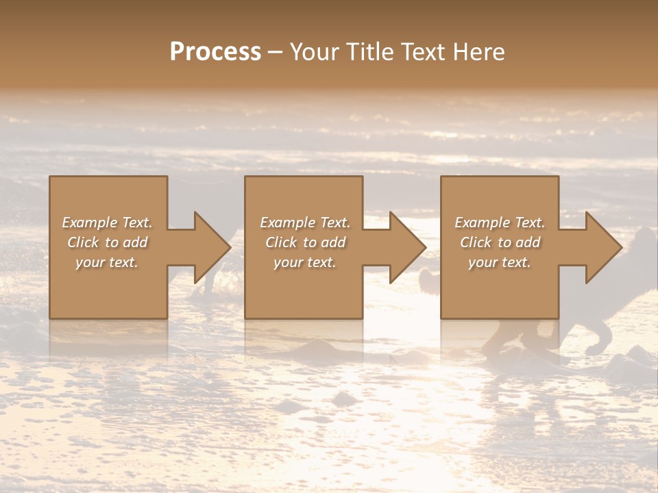 Running Dogs PowerPoint Template