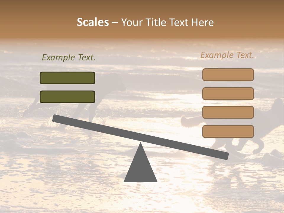 Running Dogs PowerPoint Template