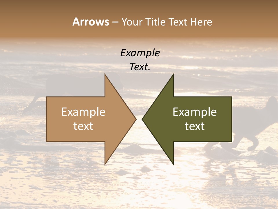 Running Dogs PowerPoint Template