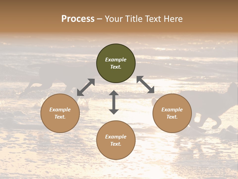 Running Dogs PowerPoint Template