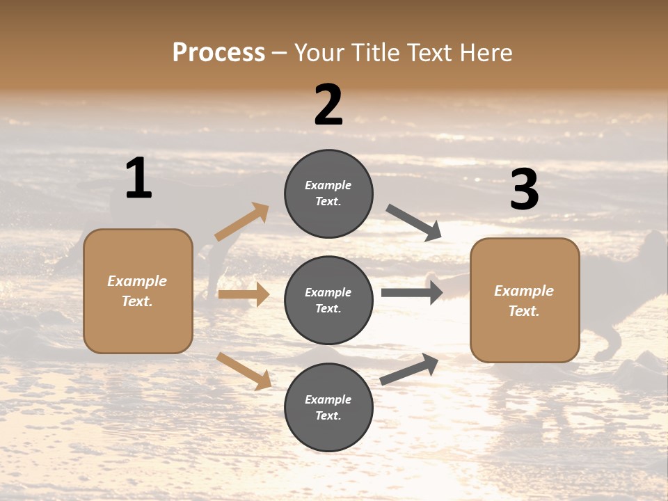 Running Dogs PowerPoint Template