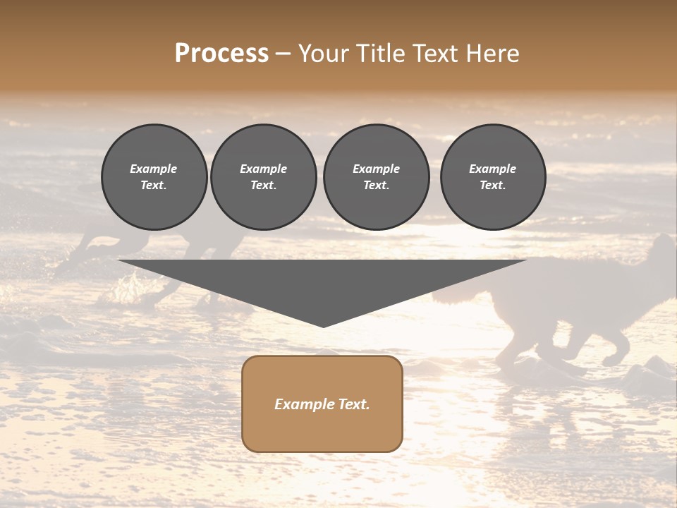 Running Dogs PowerPoint Template