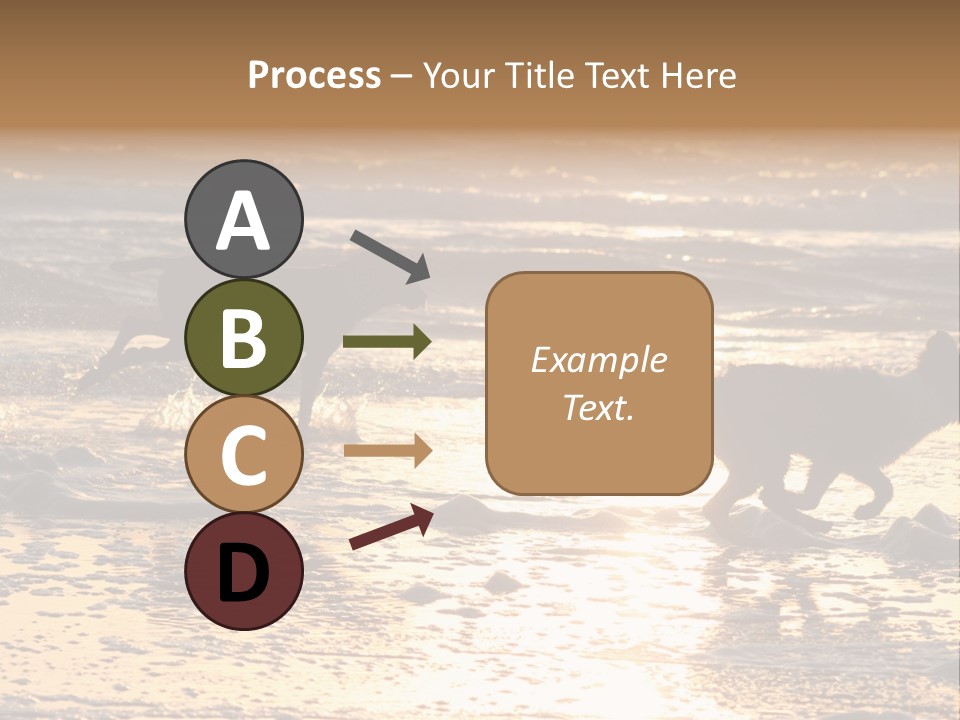 Running Dogs PowerPoint Template