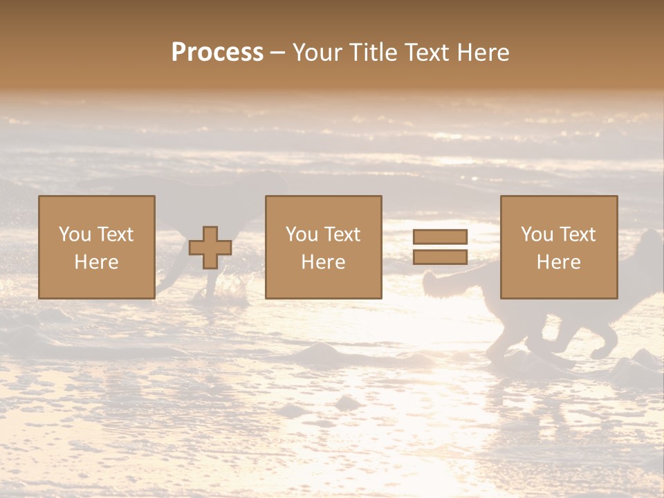 Running Dogs PowerPoint Template