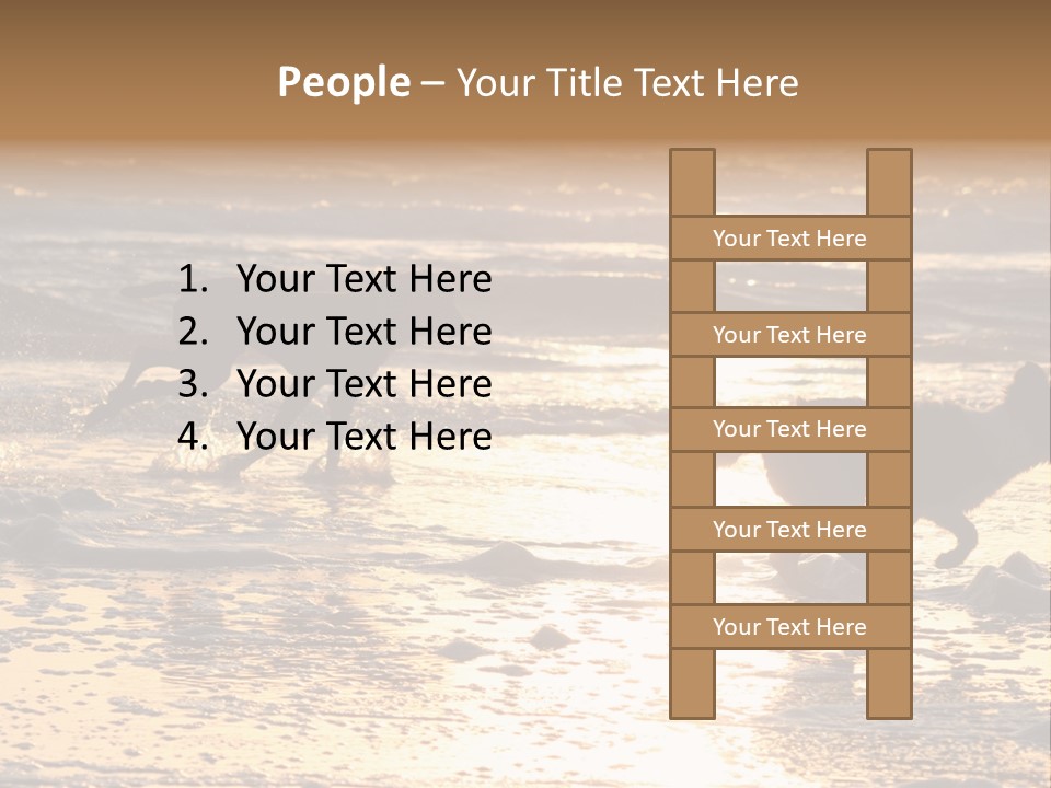 Running Dogs PowerPoint Template