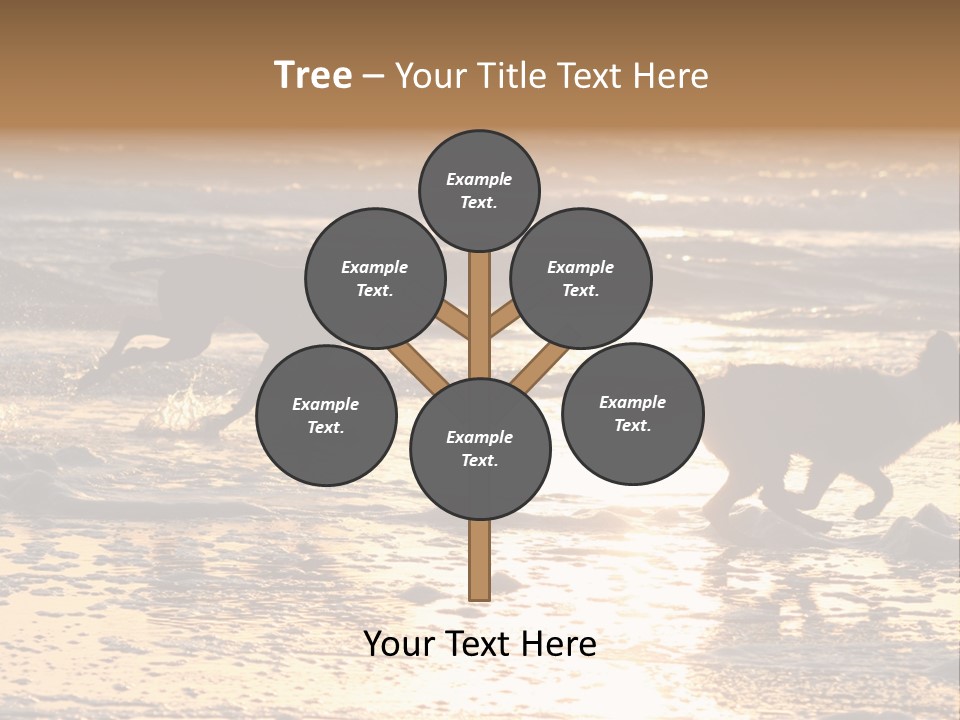 Running Dogs PowerPoint Template