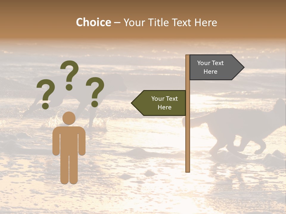 Running Dogs PowerPoint Template