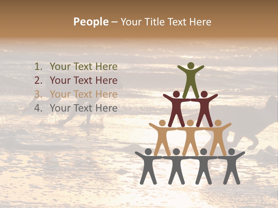 Running Dogs PowerPoint Template