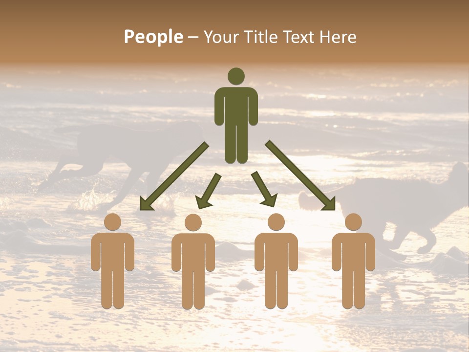 Running Dogs PowerPoint Template