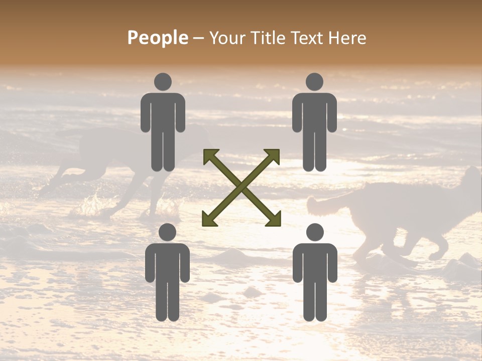 Running Dogs PowerPoint Template