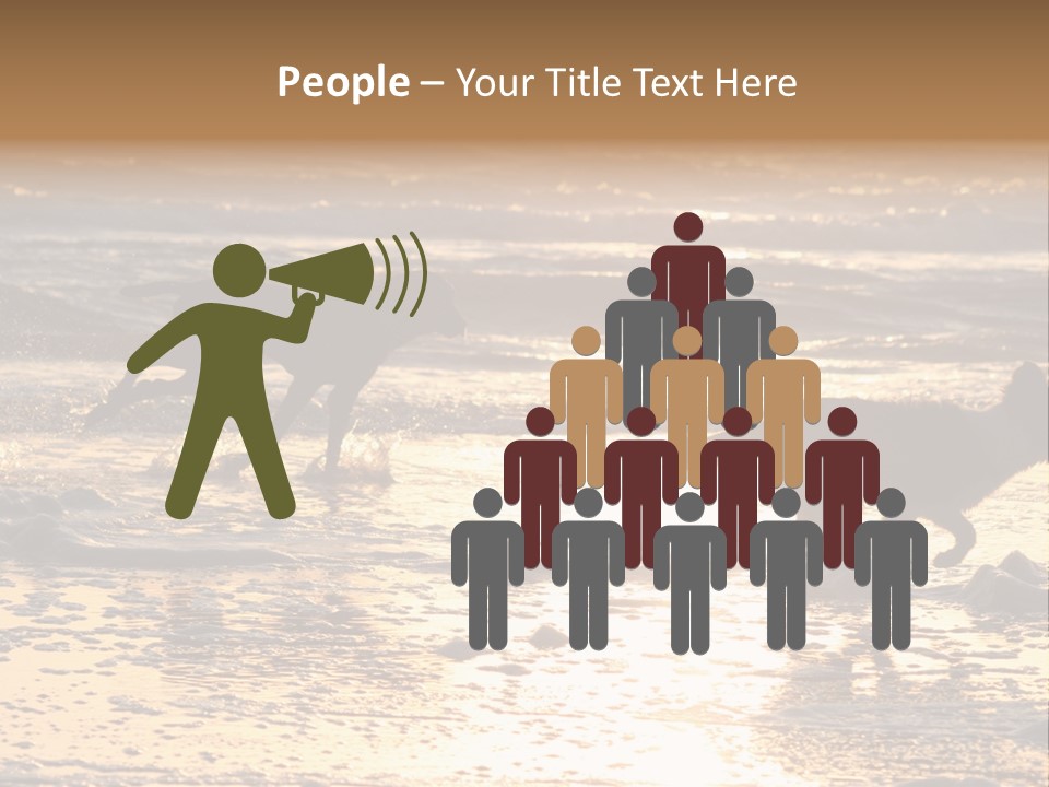 Running Dogs PowerPoint Template