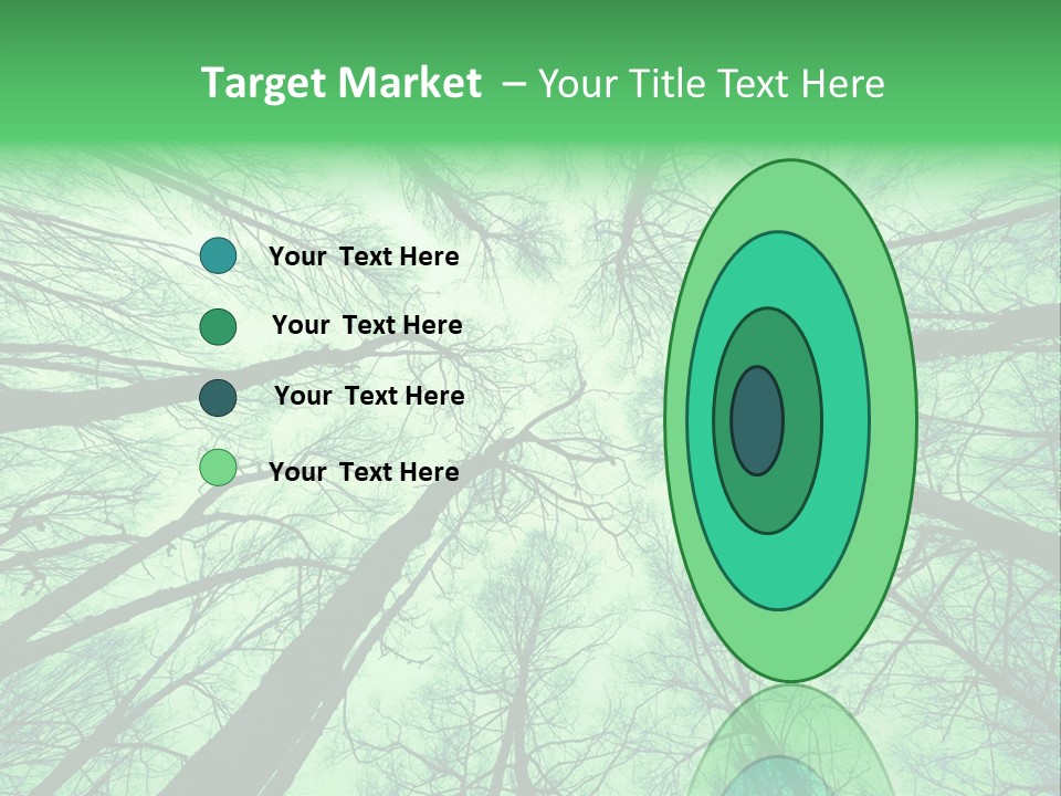 Looking Up At The Sky PowerPoint Template