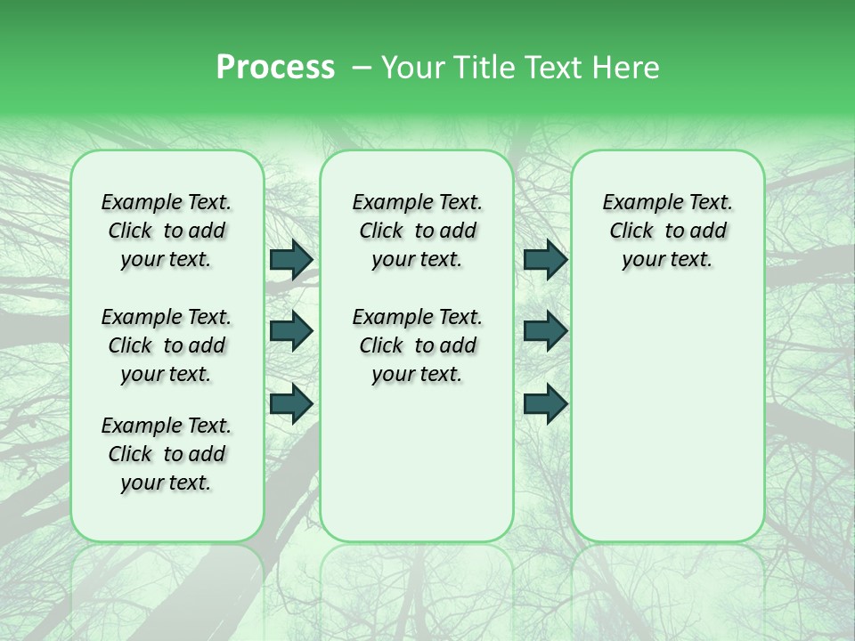 Looking Up At The Sky PowerPoint Template