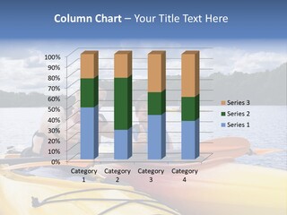 Father And Son Enjoying Kayaking PowerPoint Template