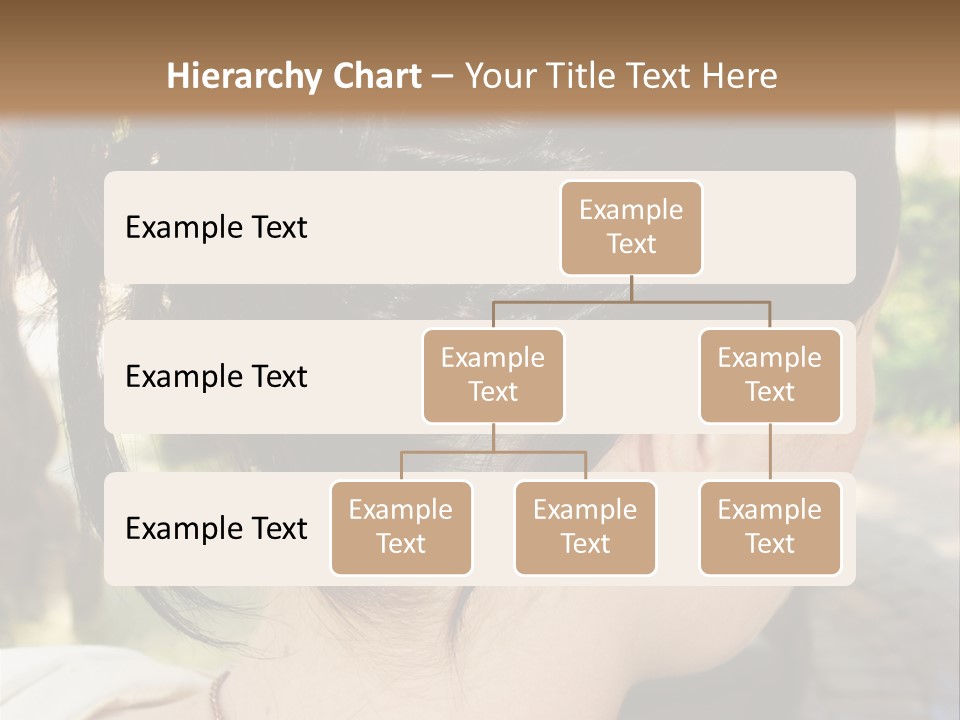 Wedding Female Hair Styling PowerPoint Template