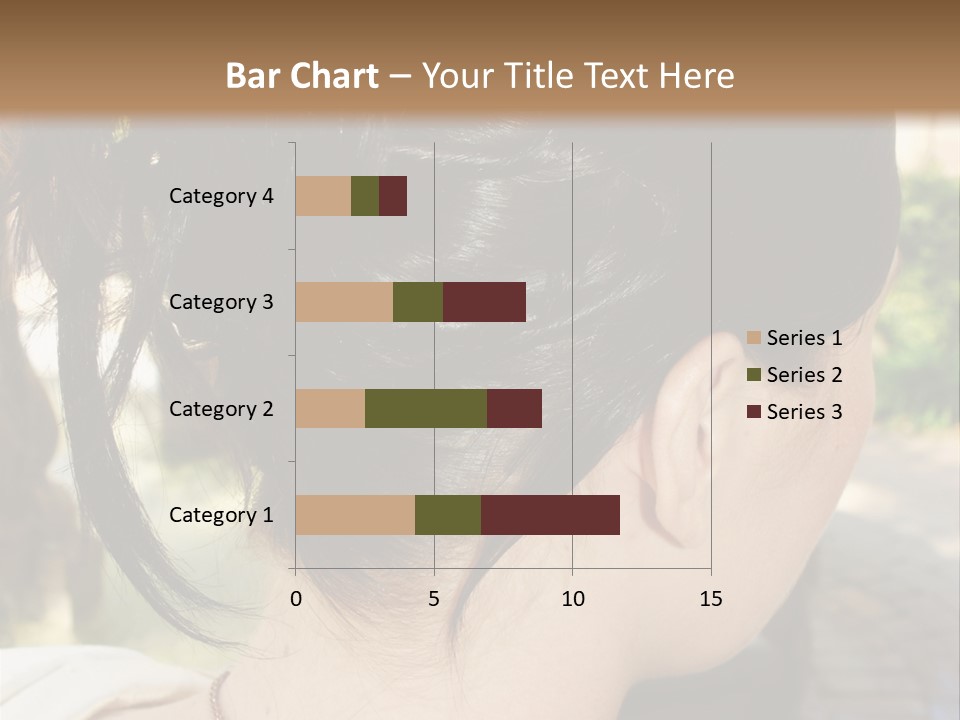 Wedding Female Hair Styling PowerPoint Template