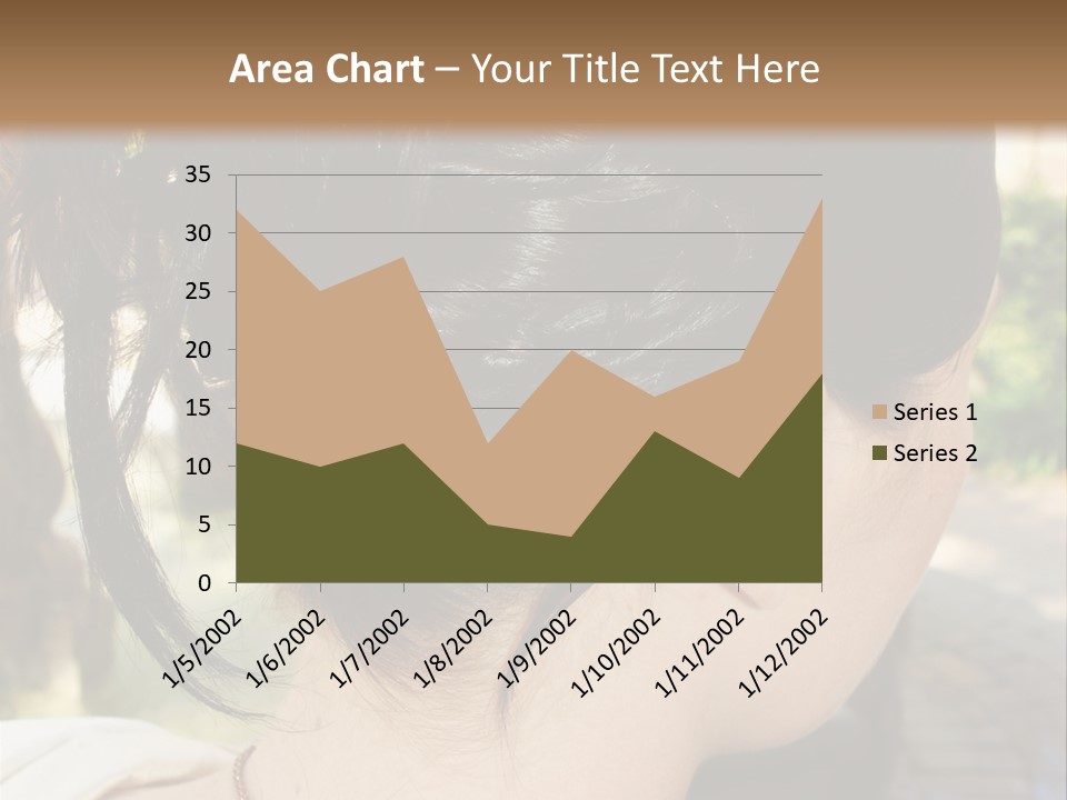 Wedding Female Hair Styling PowerPoint Template