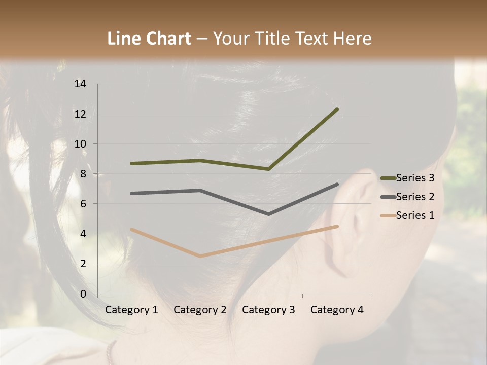 Wedding Female Hair Styling PowerPoint Template