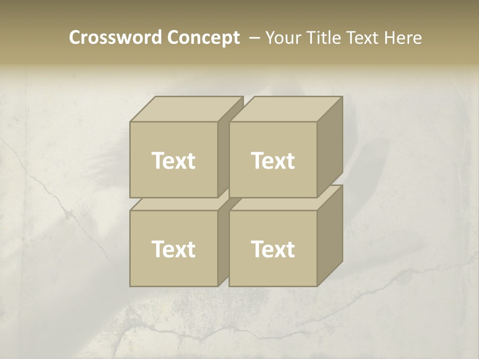 Stone Hand In Meditation Position PowerPoint Template