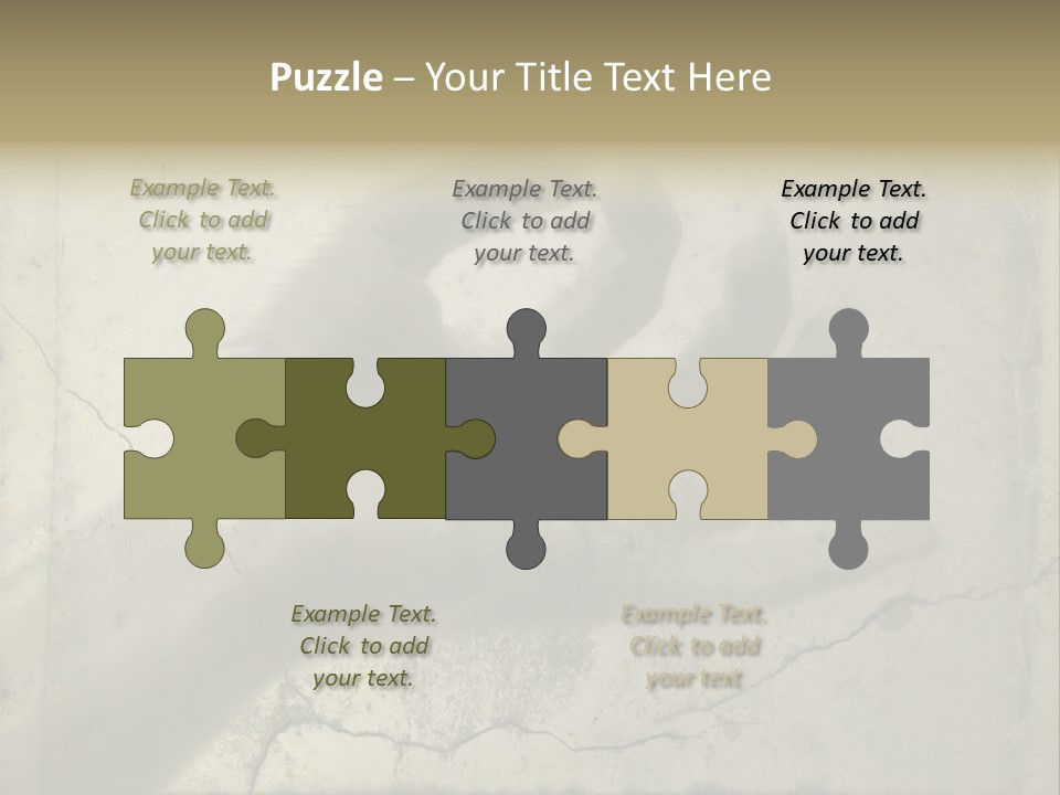 Stone Hand In Meditation Position PowerPoint Template