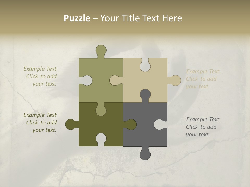 Stone Hand In Meditation Position PowerPoint Template