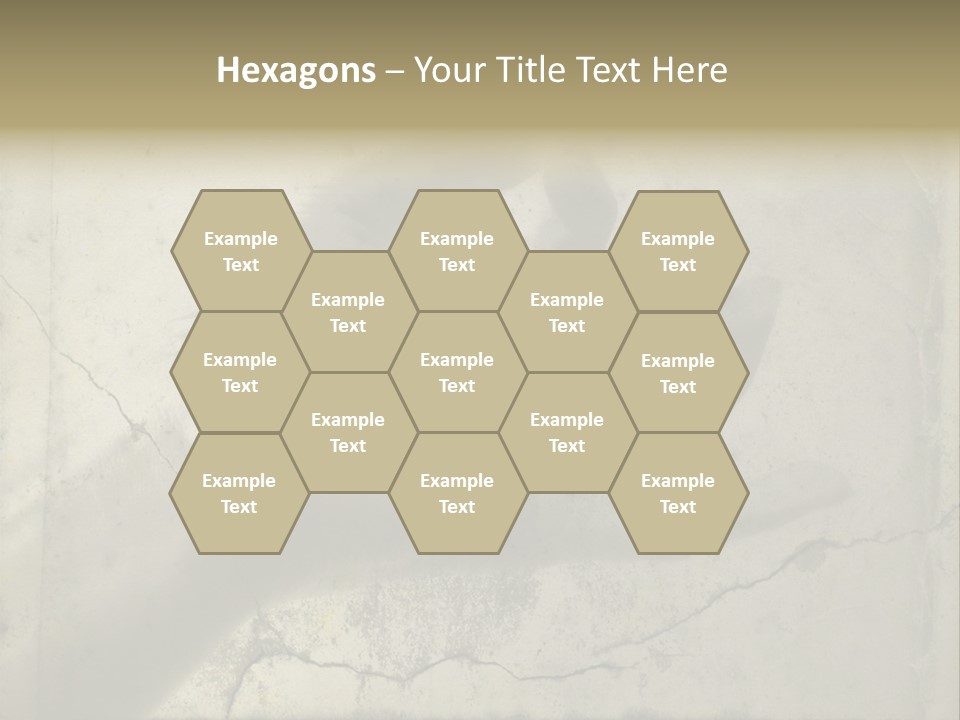 Stone Hand In Meditation Position PowerPoint Template