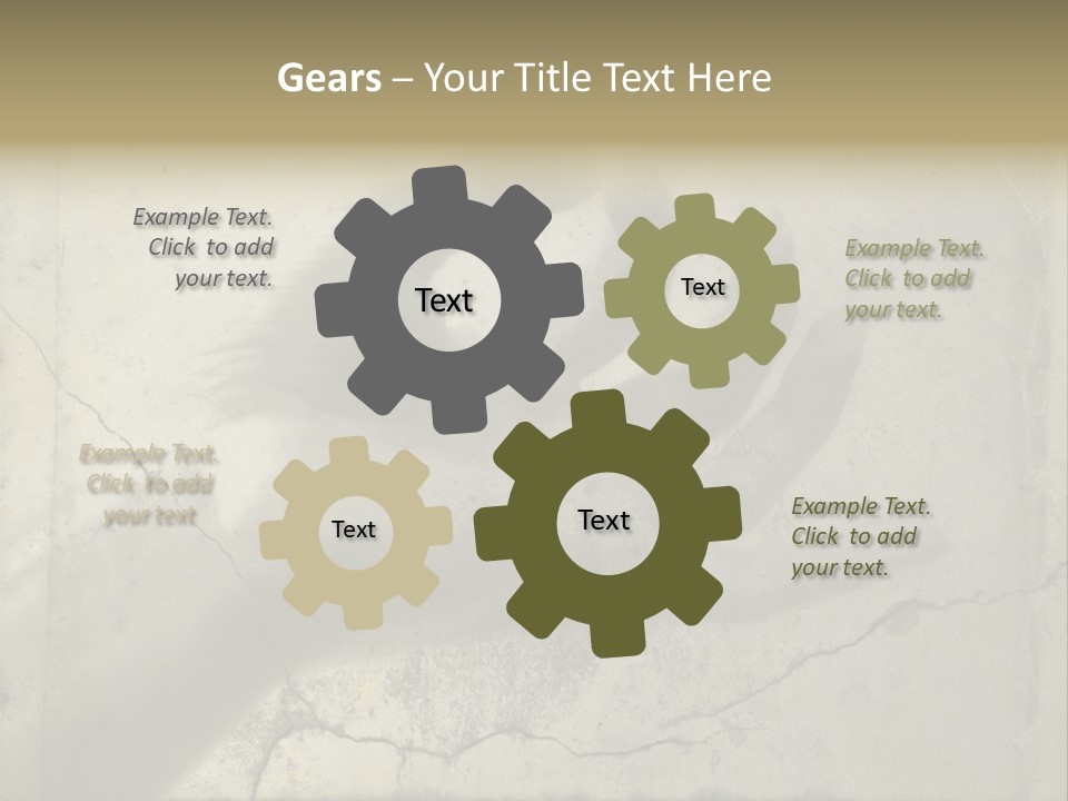 Stone Hand In Meditation Position PowerPoint Template