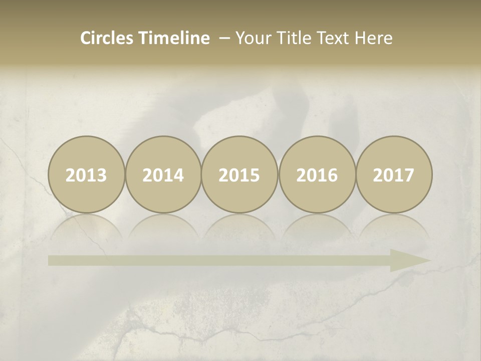 Stone Hand In Meditation Position PowerPoint Template