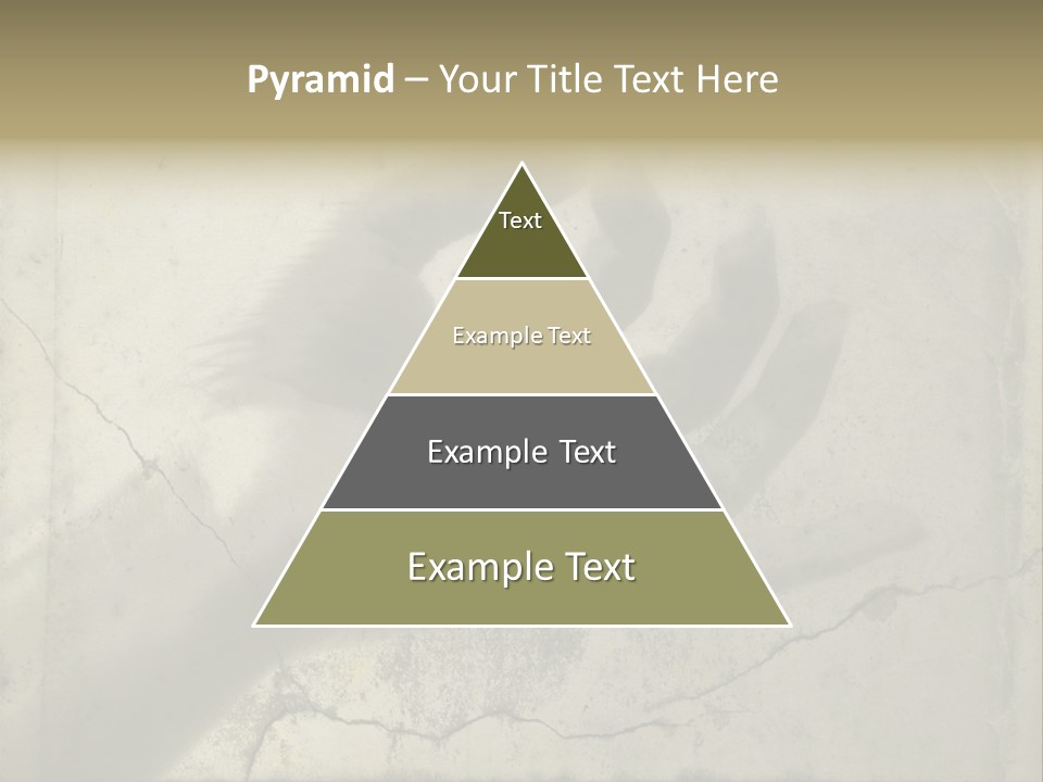 Stone Hand In Meditation Position PowerPoint Template