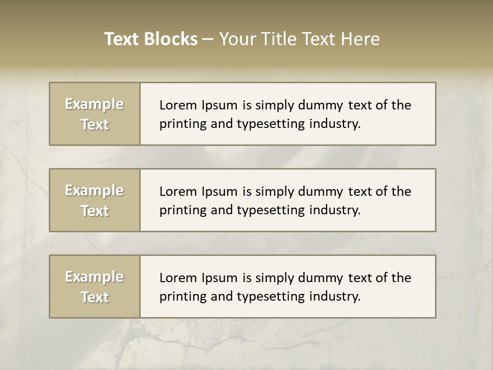 Stone Hand In Meditation Position PowerPoint Template