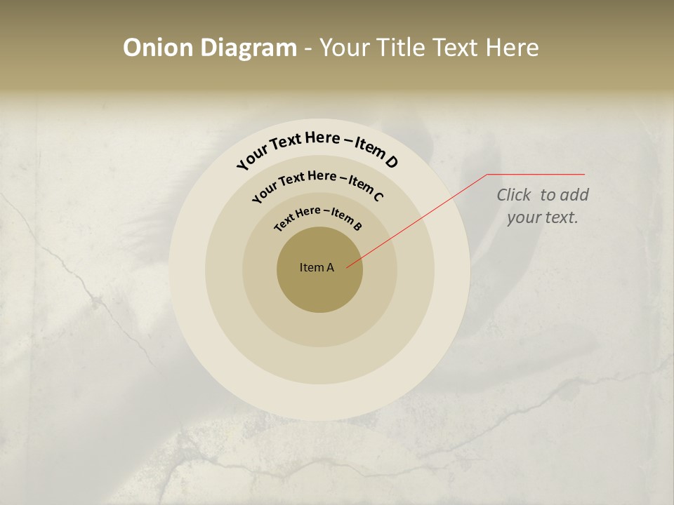 Stone Hand In Meditation Position PowerPoint Template