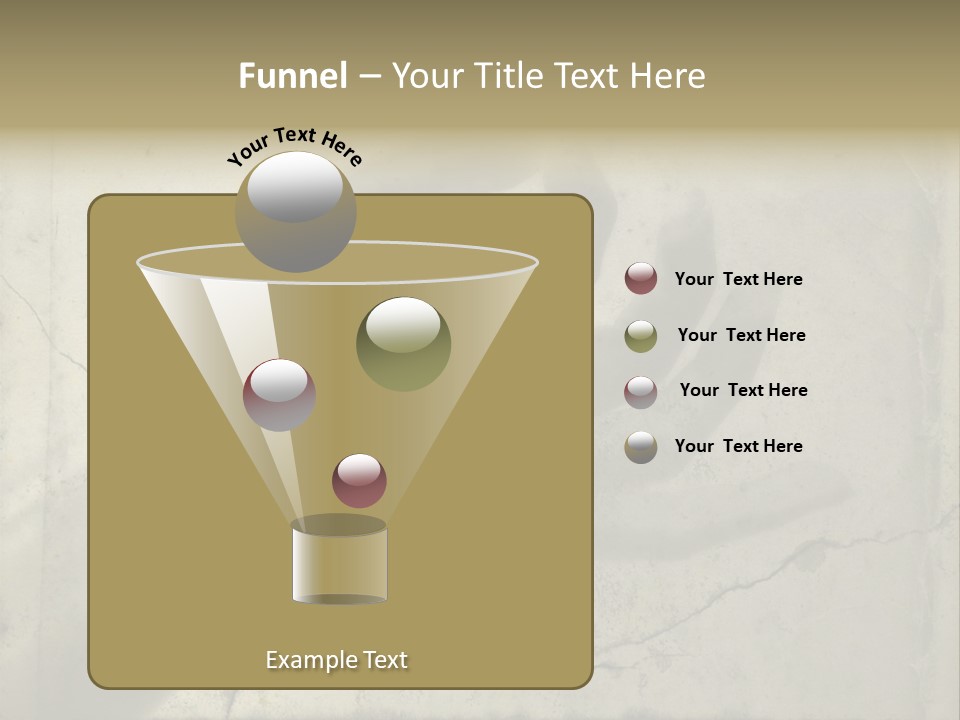 Stone Hand In Meditation Position PowerPoint Template