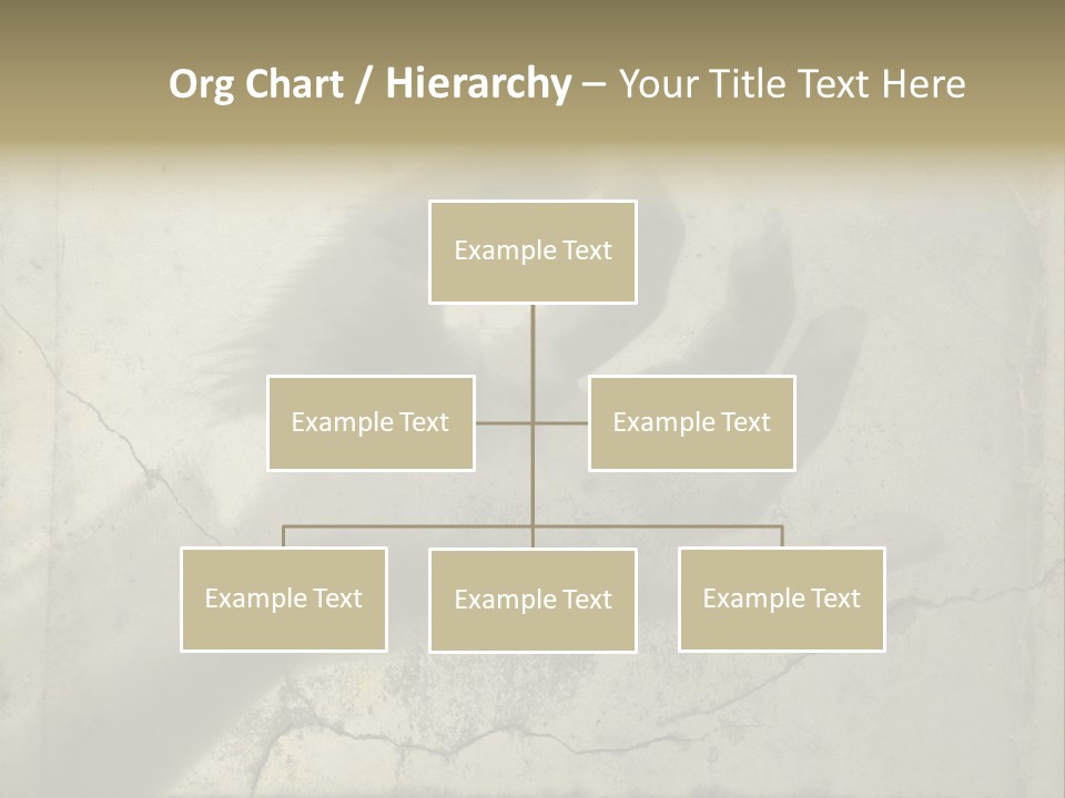 Stone Hand In Meditation Position PowerPoint Template