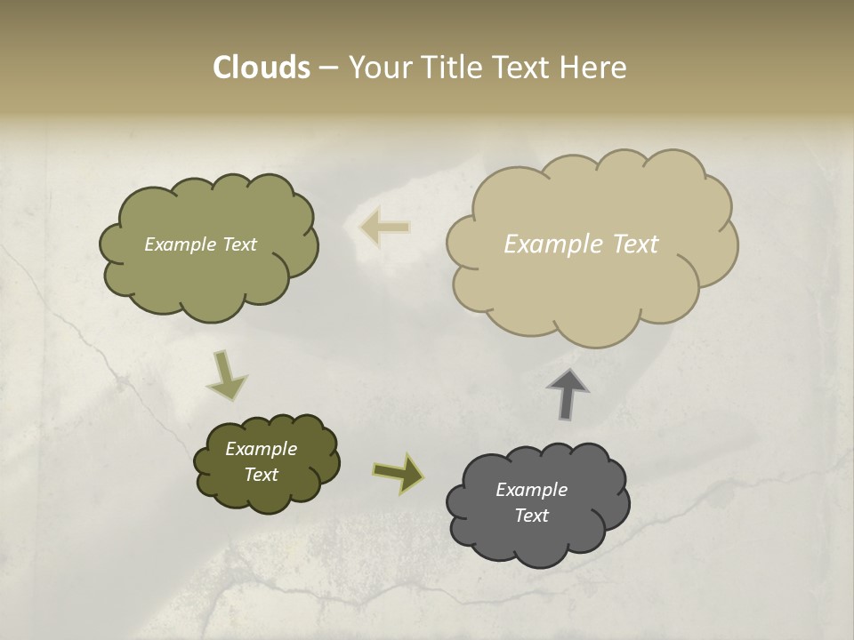Stone Hand In Meditation Position PowerPoint Template