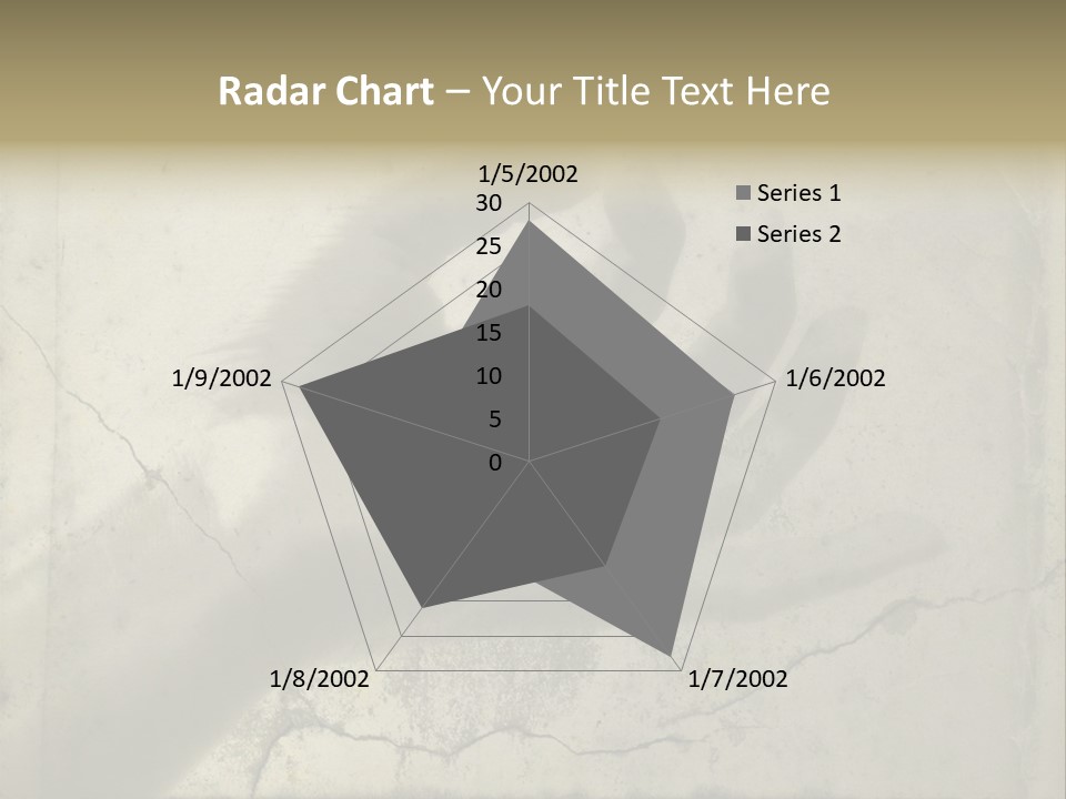 Stone Hand In Meditation Position PowerPoint Template