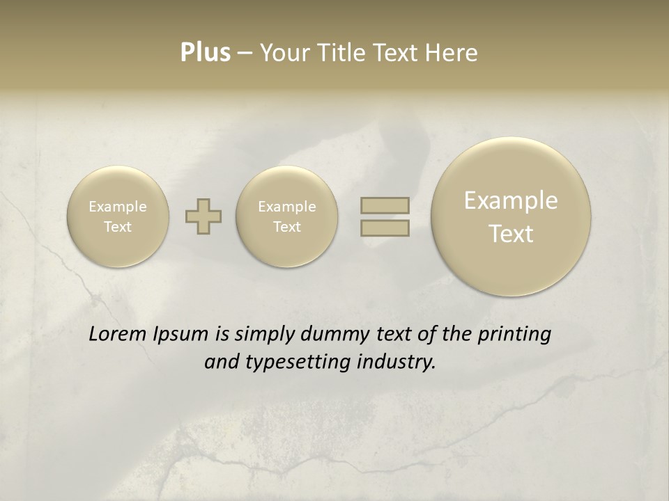 Stone Hand In Meditation Position PowerPoint Template