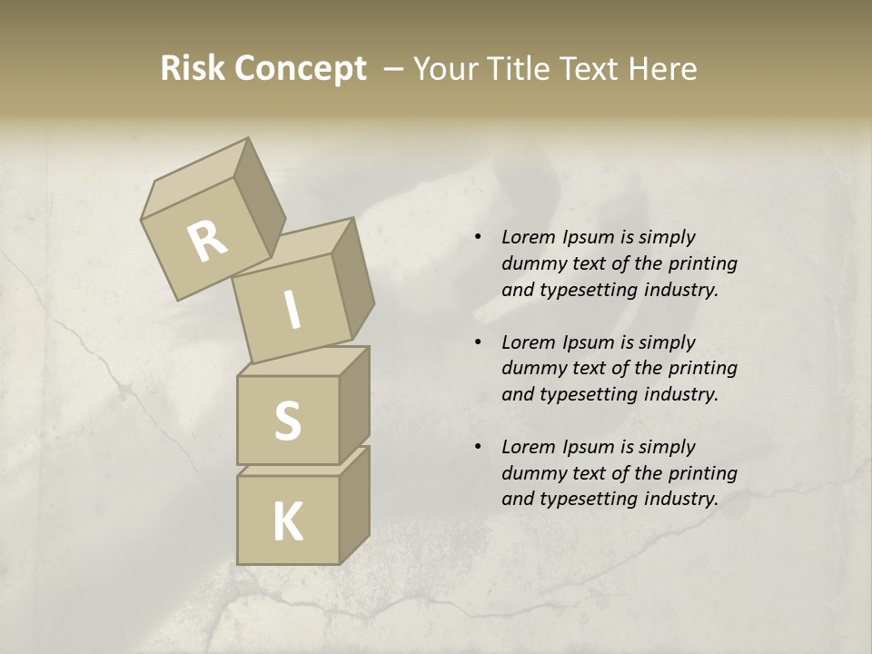 Stone Hand In Meditation Position PowerPoint Template