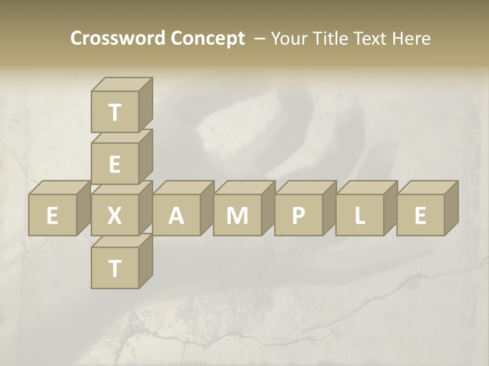 Stone Hand In Meditation Position PowerPoint Template