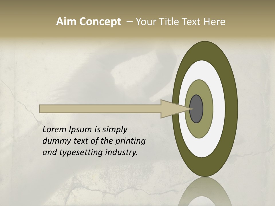 Stone Hand In Meditation Position PowerPoint Template