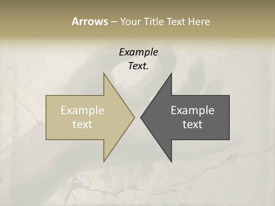 Stone Hand In Meditation Position PowerPoint Template