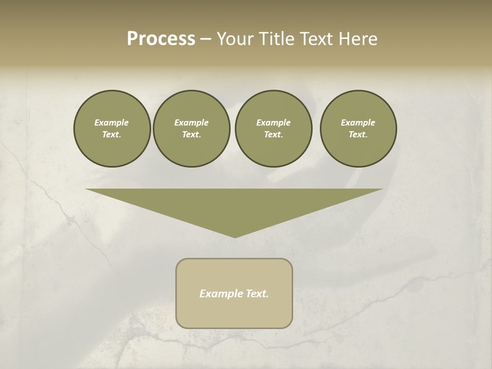 Stone Hand In Meditation Position PowerPoint Template