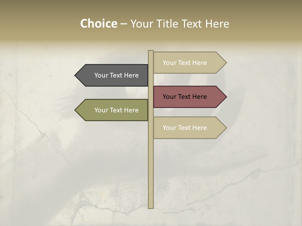 Stone Hand In Meditation Position PowerPoint Template
