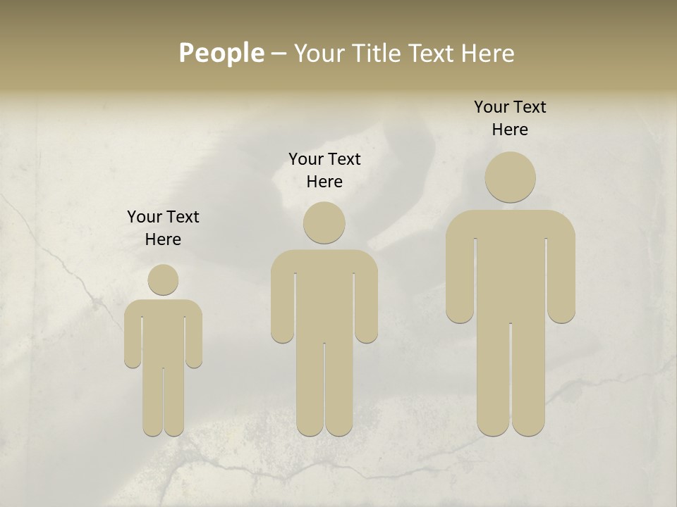 Stone Hand In Meditation Position PowerPoint Template