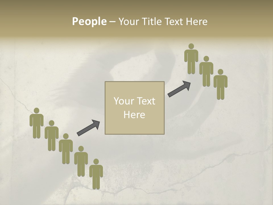 Stone Hand In Meditation Position PowerPoint Template