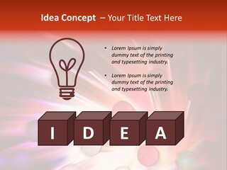 Colorful Abstract Background PowerPoint Template