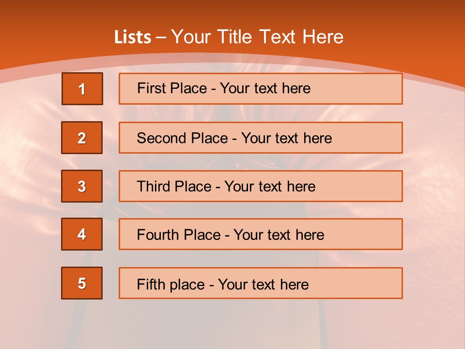 Boxer Girl PowerPoint Template