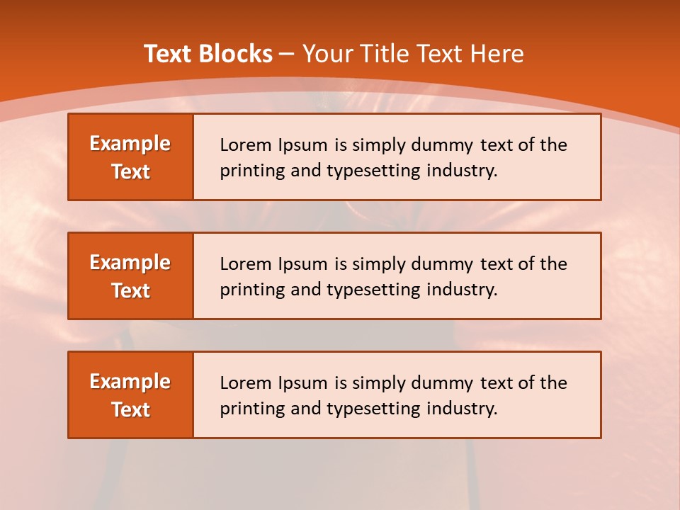 Boxer Girl PowerPoint Template